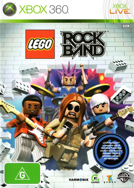 LEGO Rock Band box art for Wii